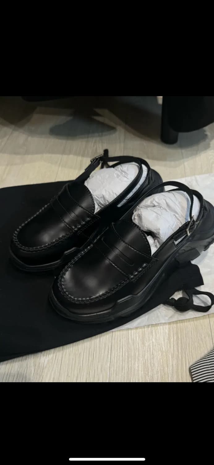 아키코아오키 데미 폭스 레더 블랙 37(240-245)  상품이미지2