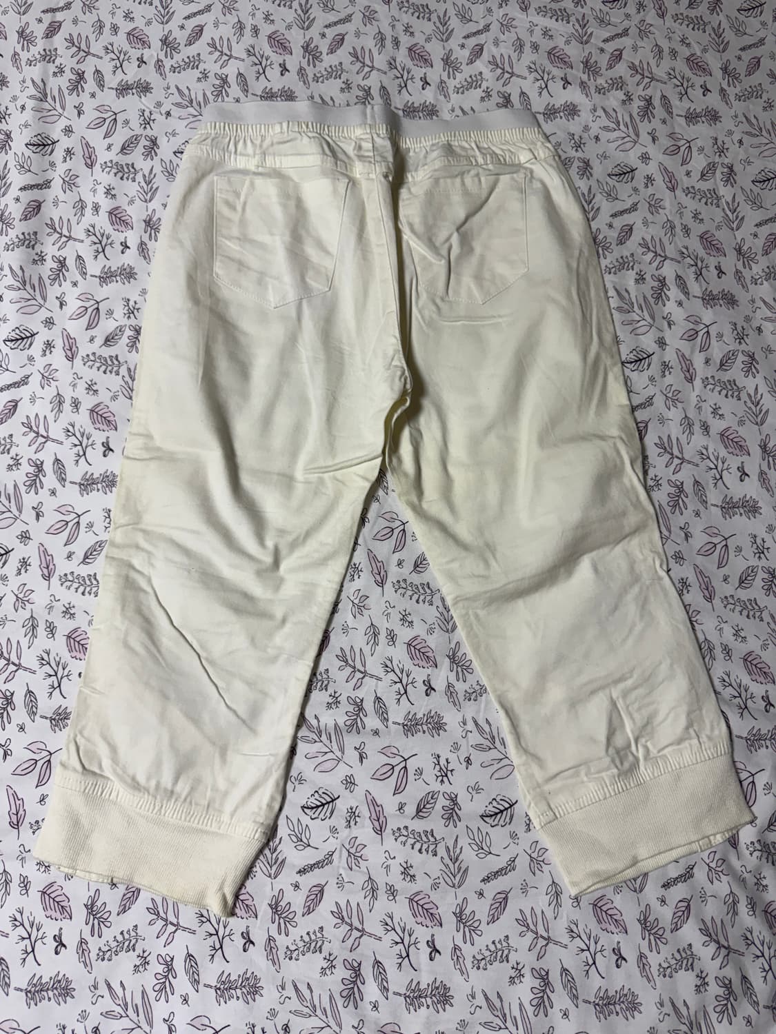 CROPPED WHITE  BUTTON PANTS 상품이미지3