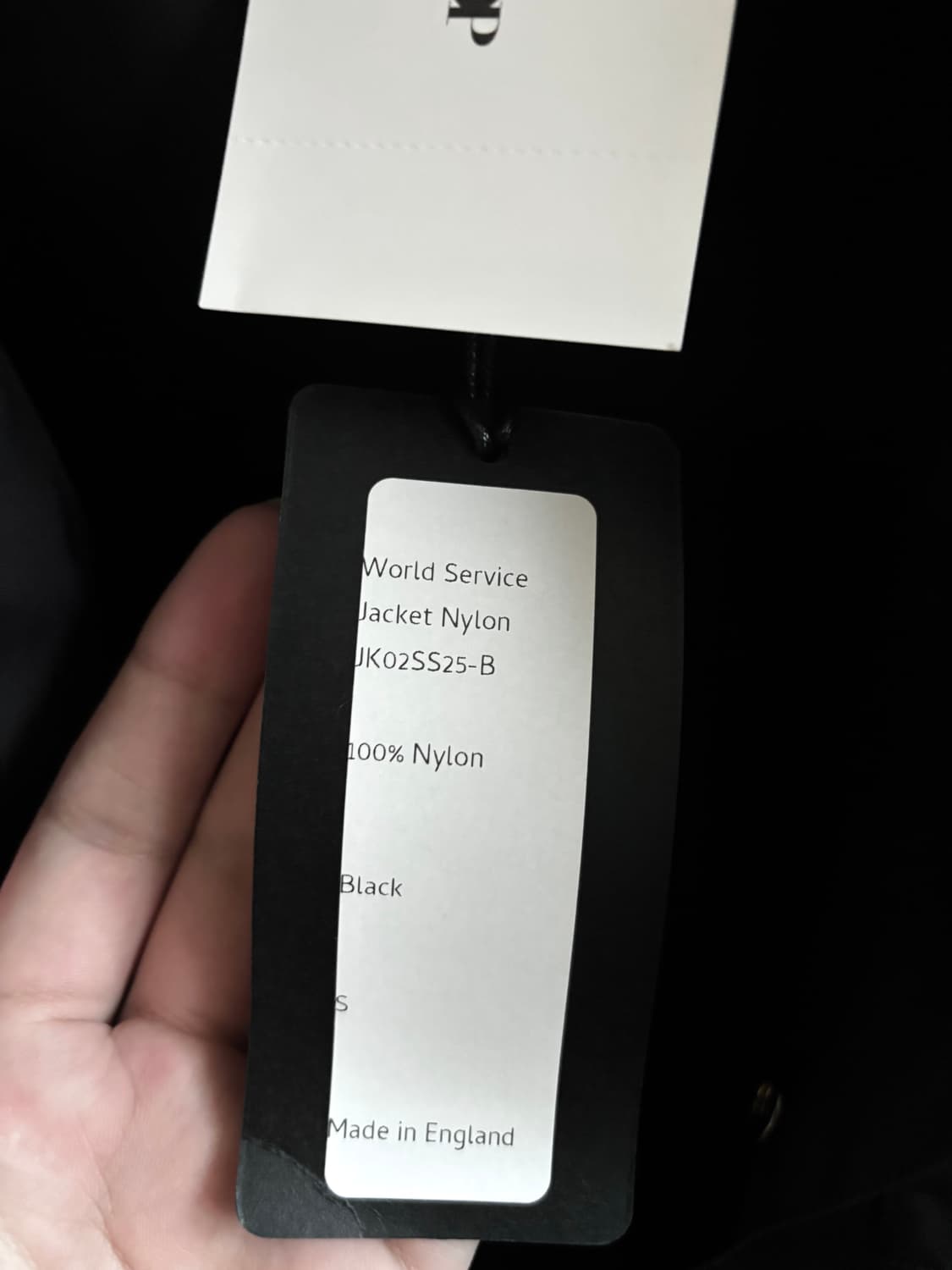 [S] OLLY SHINDER 월드 서비스 자켓 블랙 24SS 상품이미지8