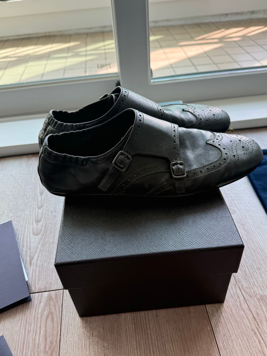 [uk9] 프라다 더블몽크 블랙 상품이미지7