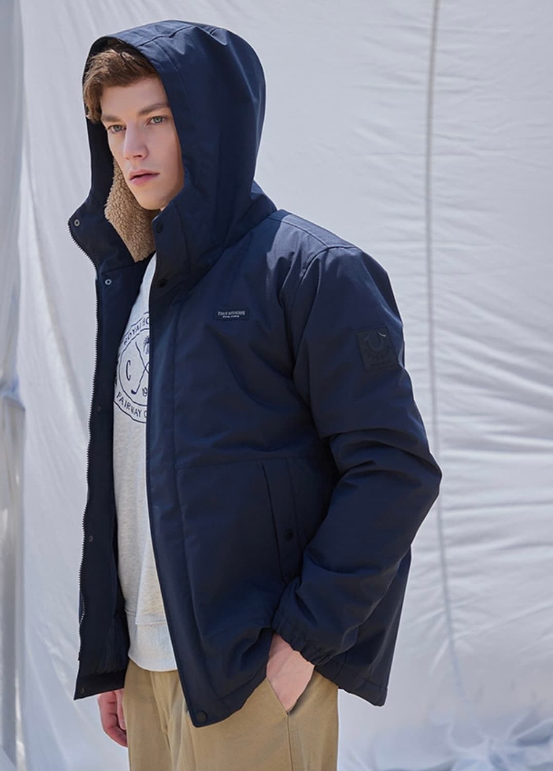 (새상품) 트루릴리전 후리스 패딩 자켓 상품이미지4