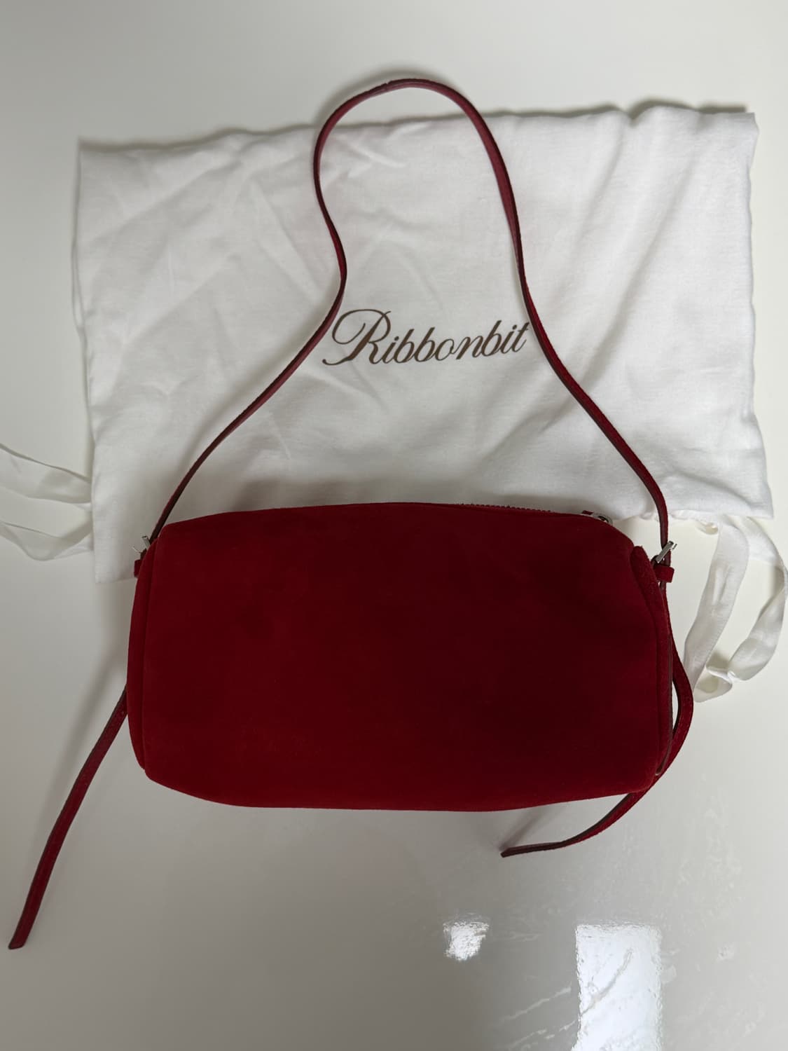 리본빛 엘리백 레드 ribbonbit Elie Bag Red 상품이미지4