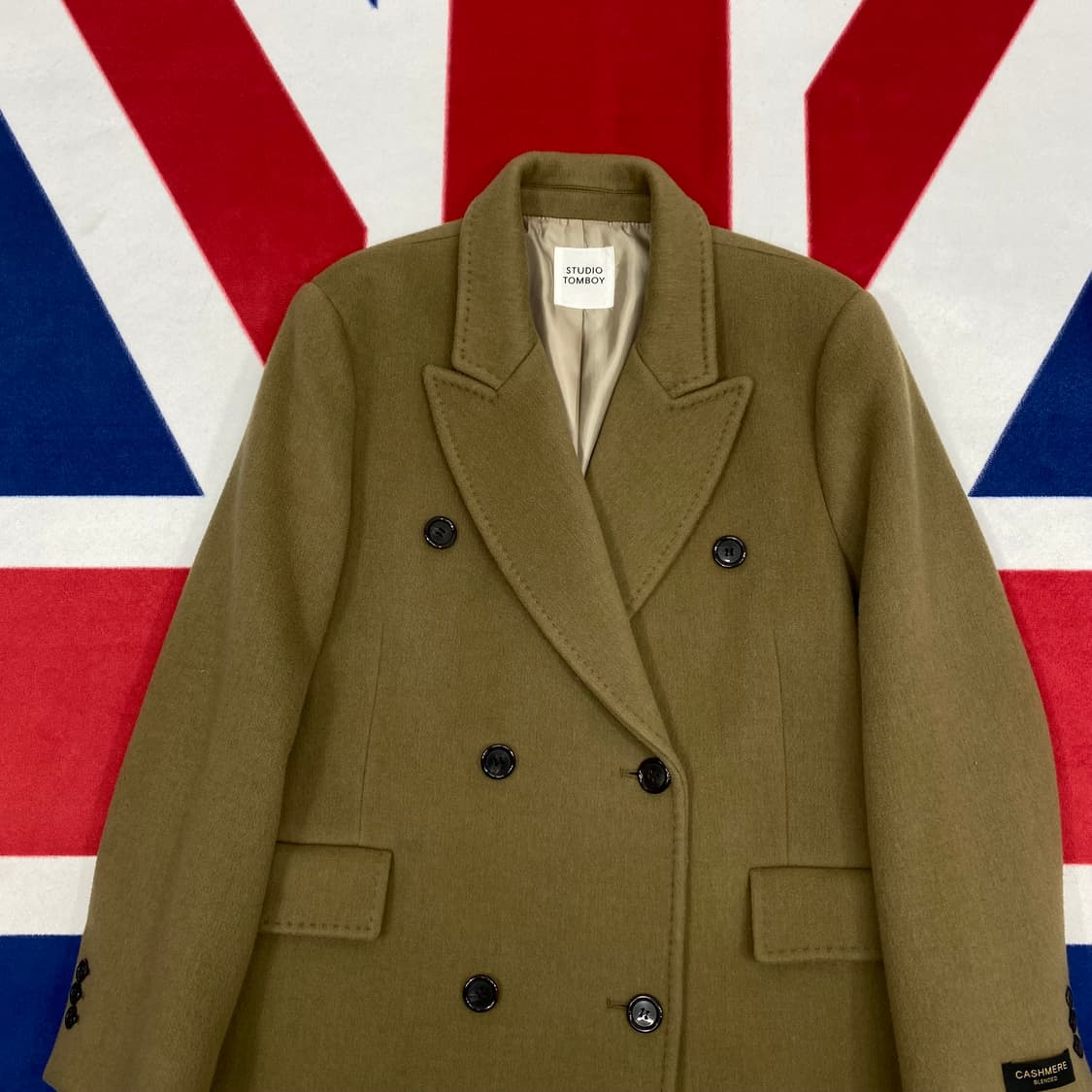스튜디오톰보이 캐시미어 블렌드 롱코트 Free 상품이미지3