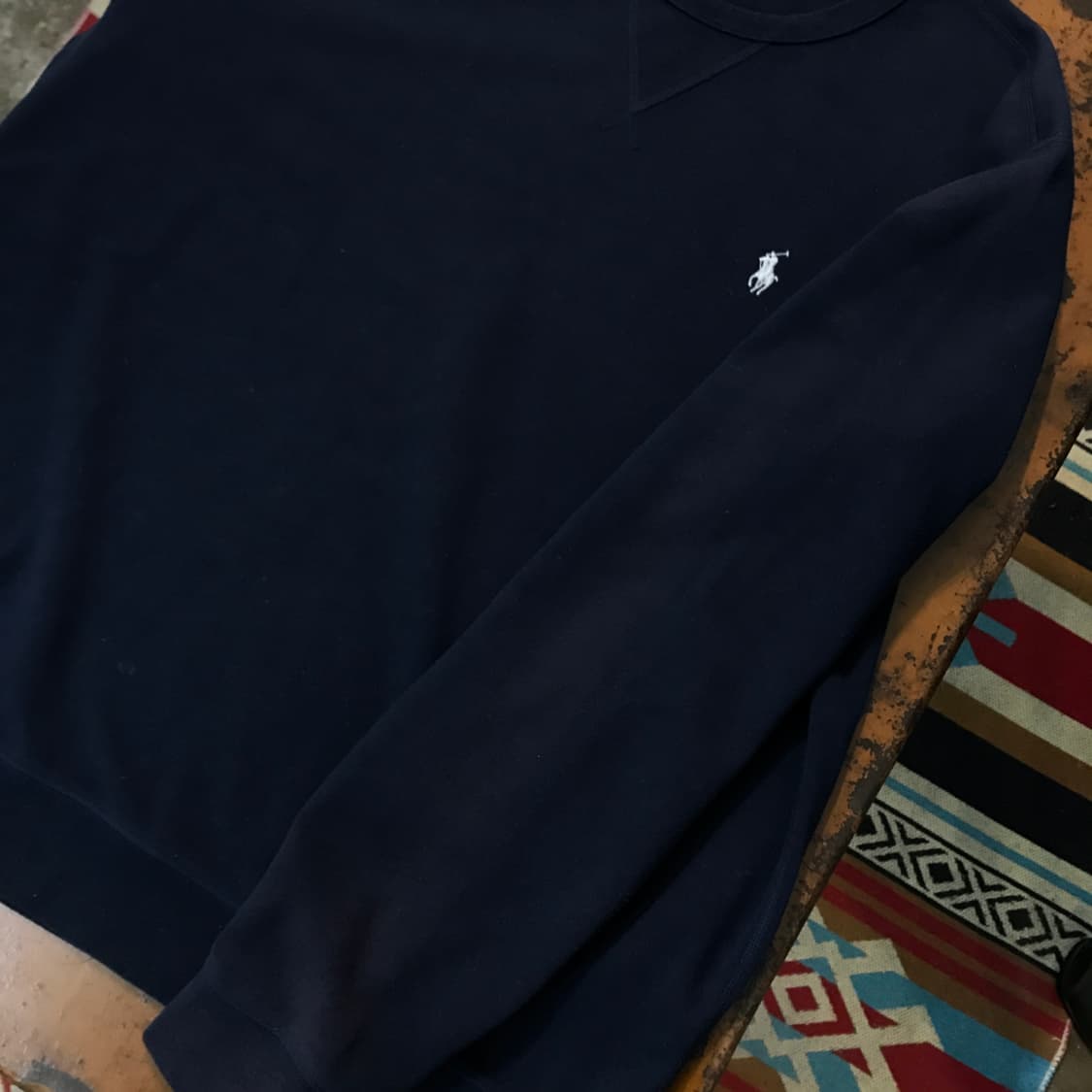 폴로랄프로렌 네이비 기모 스웨트셔츠 맨투맨 남성 115 빅사이즈 상품이미지4