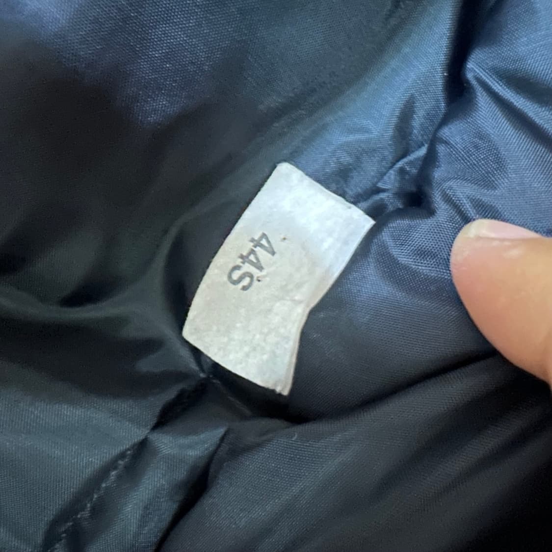 2XL 미군 밀리터리 트렌치코트 네이비 새상품급 상품이미지4