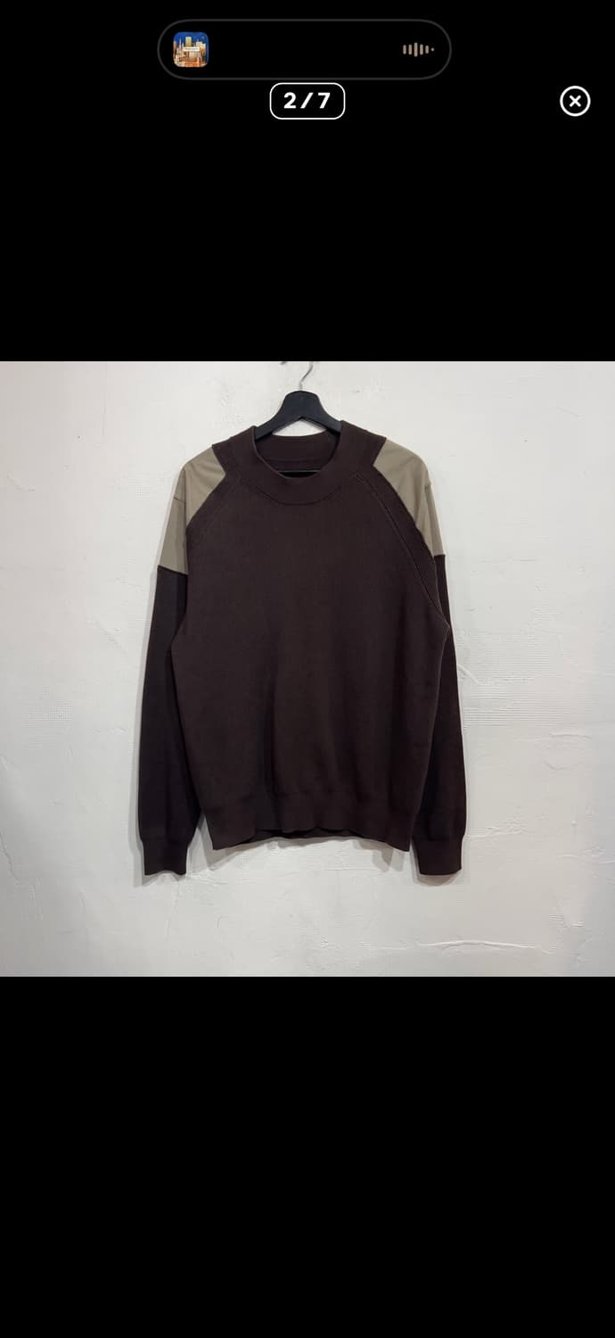 메종마르지엘라 해체주의 니트 브라운 상품이미지2