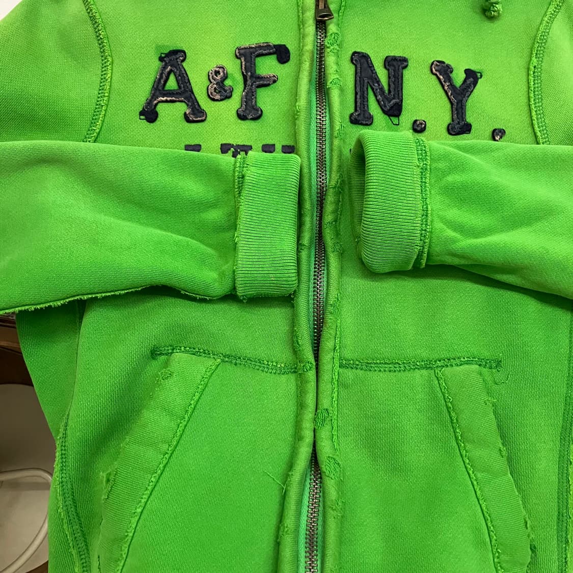 N54 아베크롬비 그린 후드집업 상품이미지7