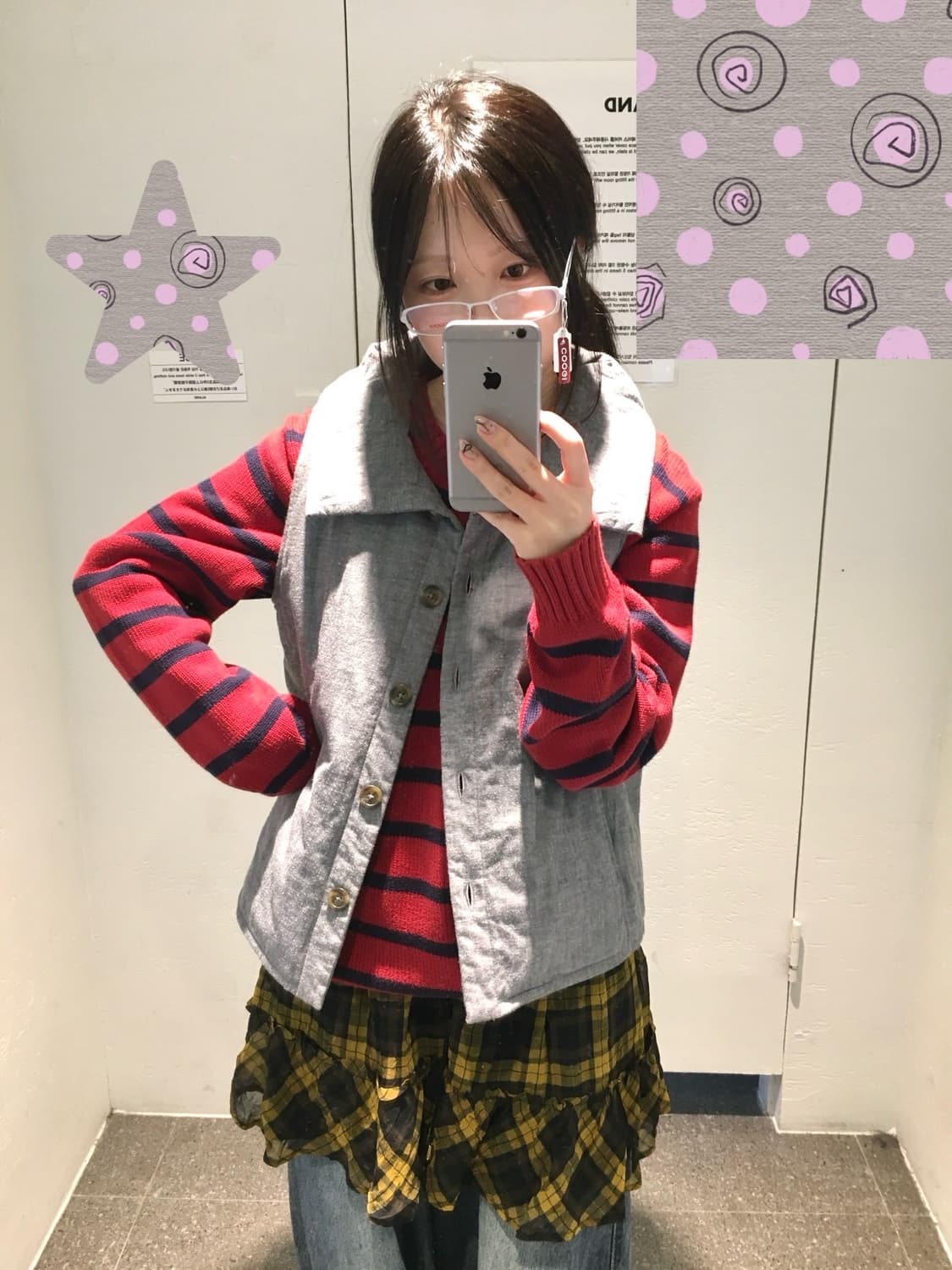 빈티지 폴로 너드 코디세트 상품이미지1