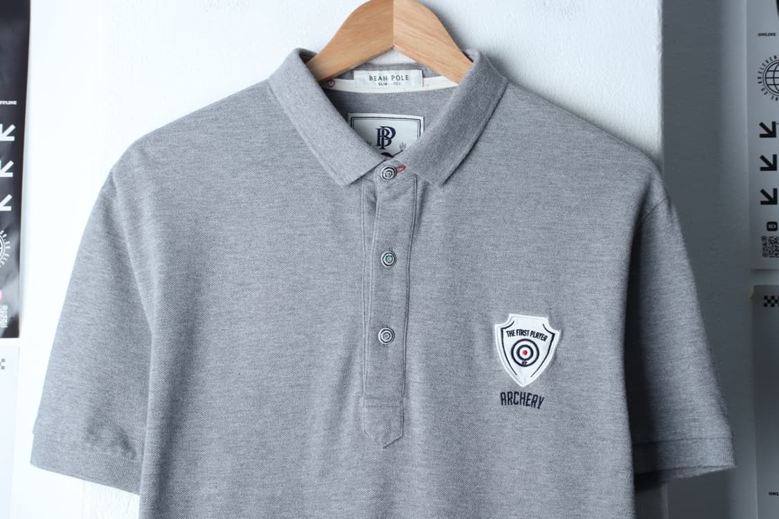 (2XL) 빈폴 반팔 카라 티셔츠 작은오염 빅사이즈 그레이-199983 상품이미지3