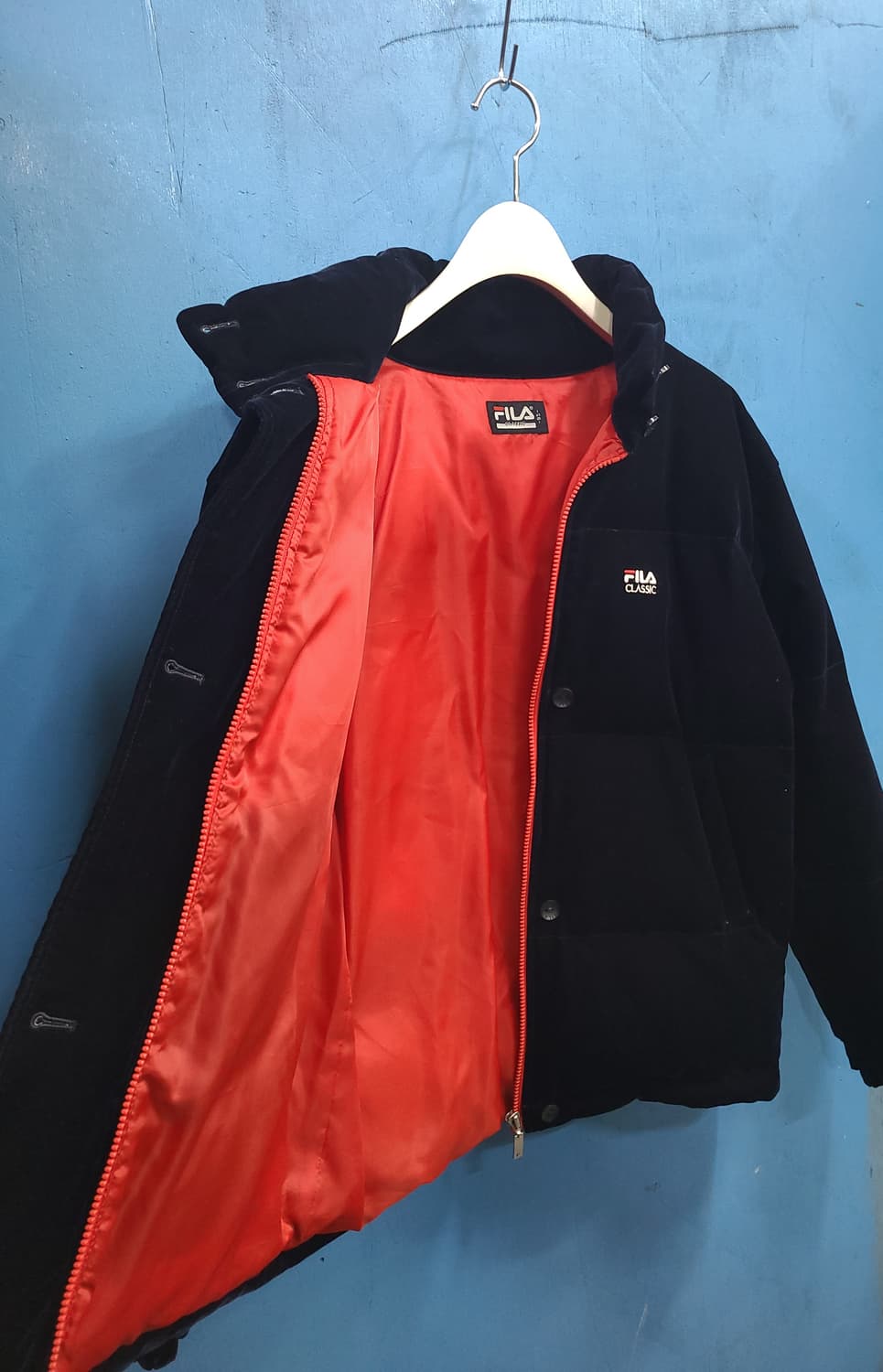 20살 빈티지 휠라 벨벳 푸퍼패딩 like 폴로 상품이미지5