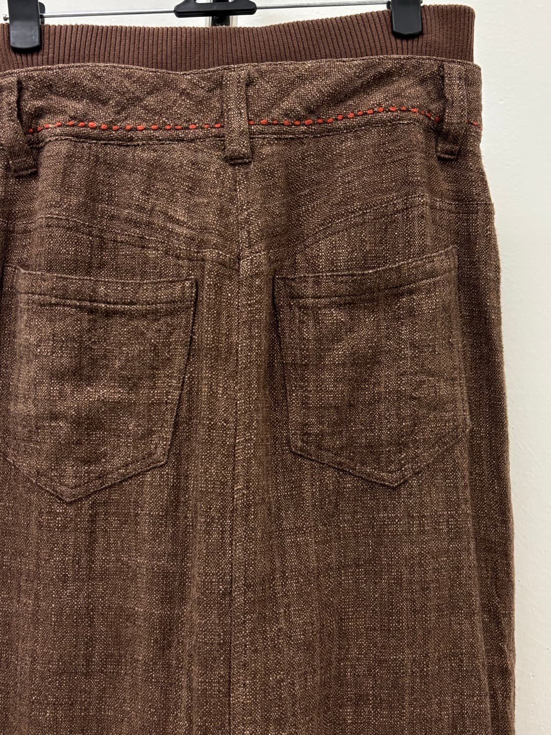 빈티지 브라운 슬릿 스커트 상품이미지7