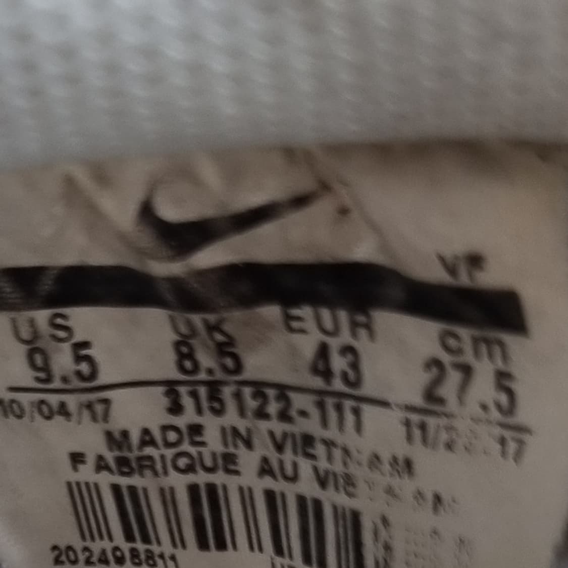 나이키 에어포스1 화이트 남성운동화275 상품이미지6