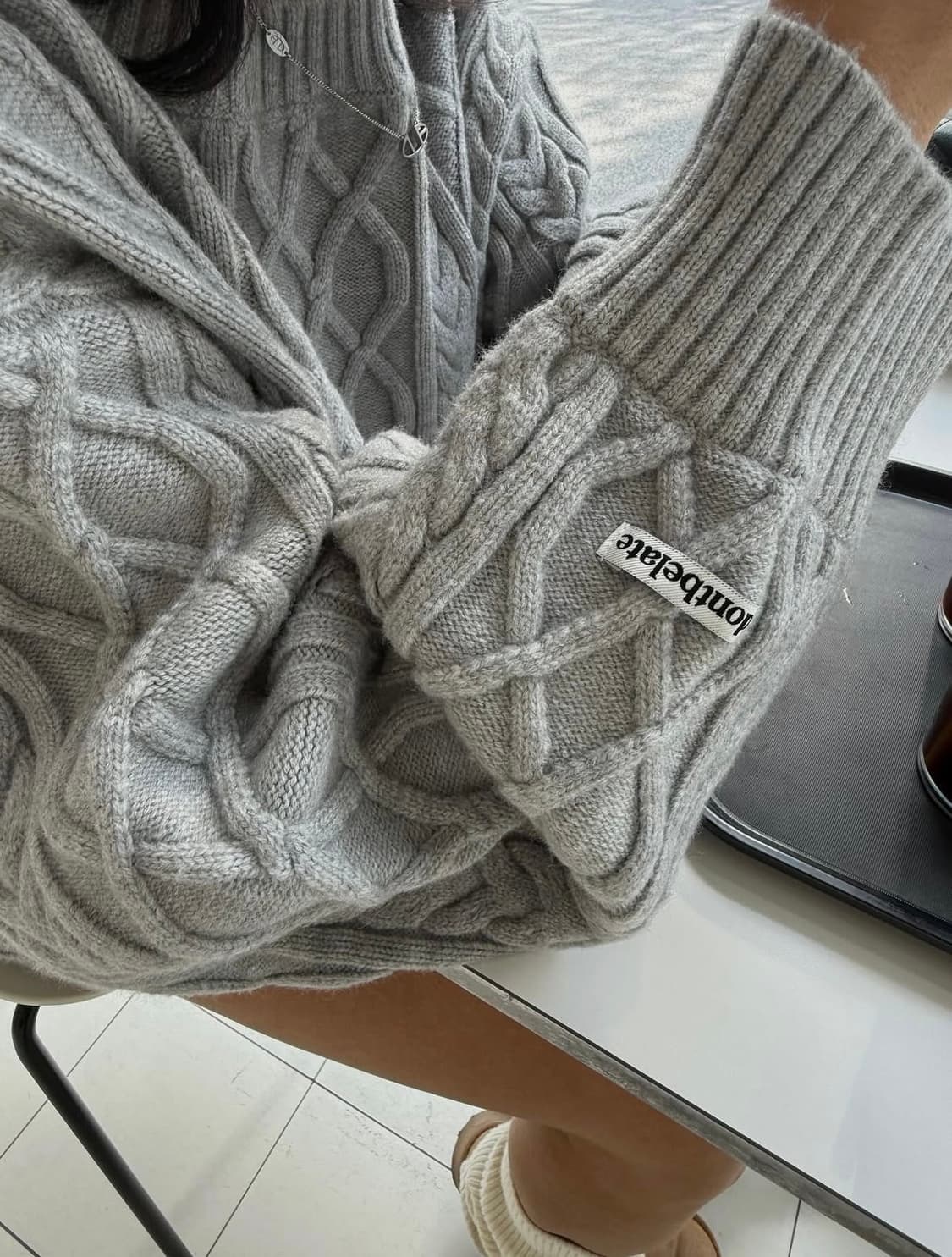 [미 시착 새 상품] 돈비레잇 소프트 케이블 니트(남녀공용) 상품이미지2