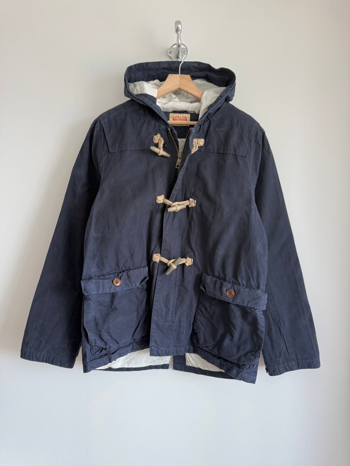 스카치 앤 소다(SCOTH & SODA) 코튼 더플 코트(네이비) 상품이미지1