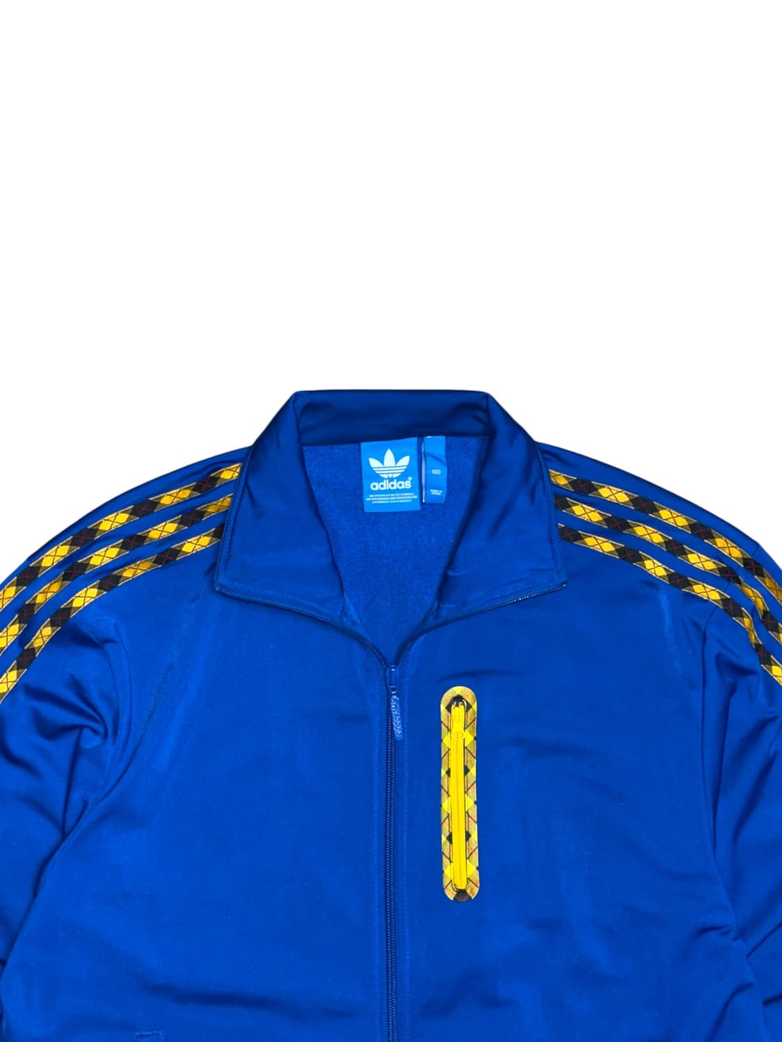 아디다스 파이어버드 체크 패턴 져지 트랙탑 상품이미지5