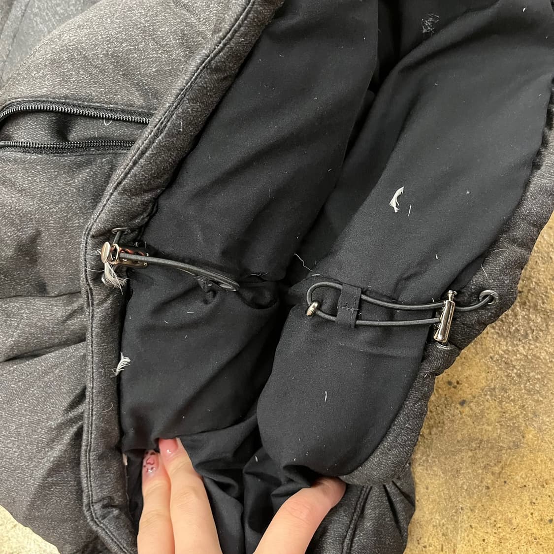 [정품/S] 타이틀리스트 여성 블랙 패딩 점퍼 b10 상품이미지8