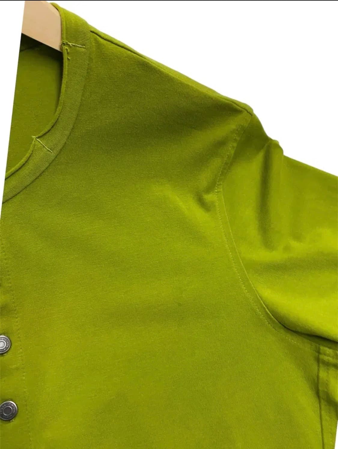 CK캘빈클라인 그린 헨리넥 슬리브 반팔 티셔츠 M-L 상품이미지5