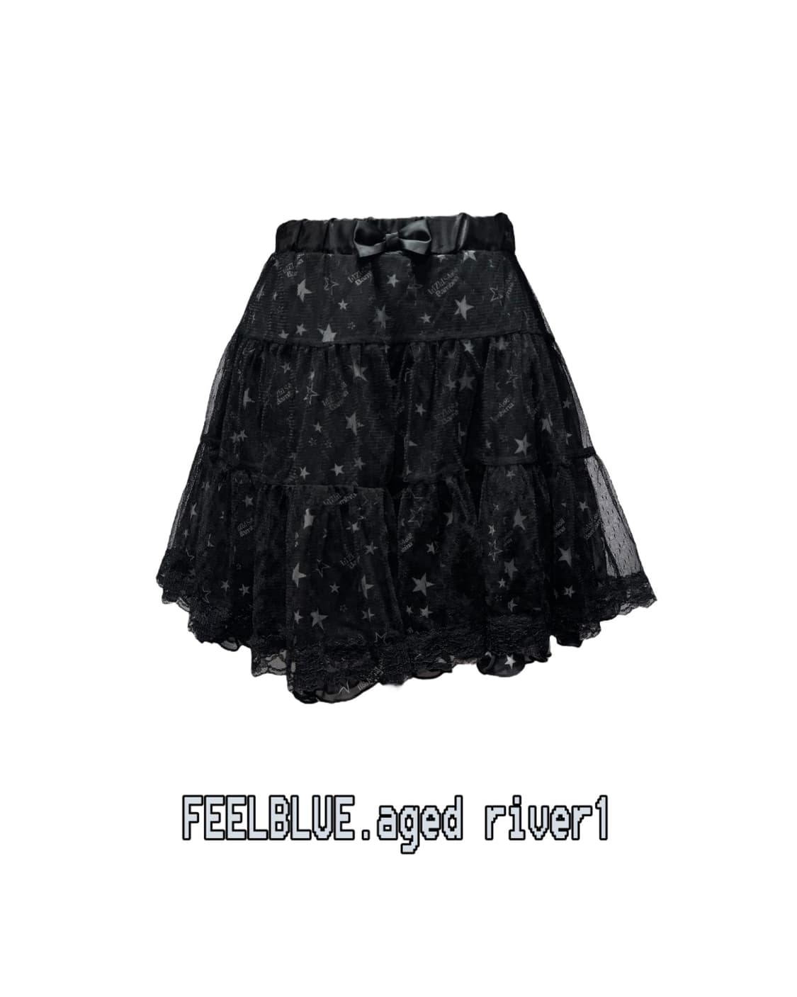 Lace-Up Shirt & Star Skirt Trench Set 상품이미지4