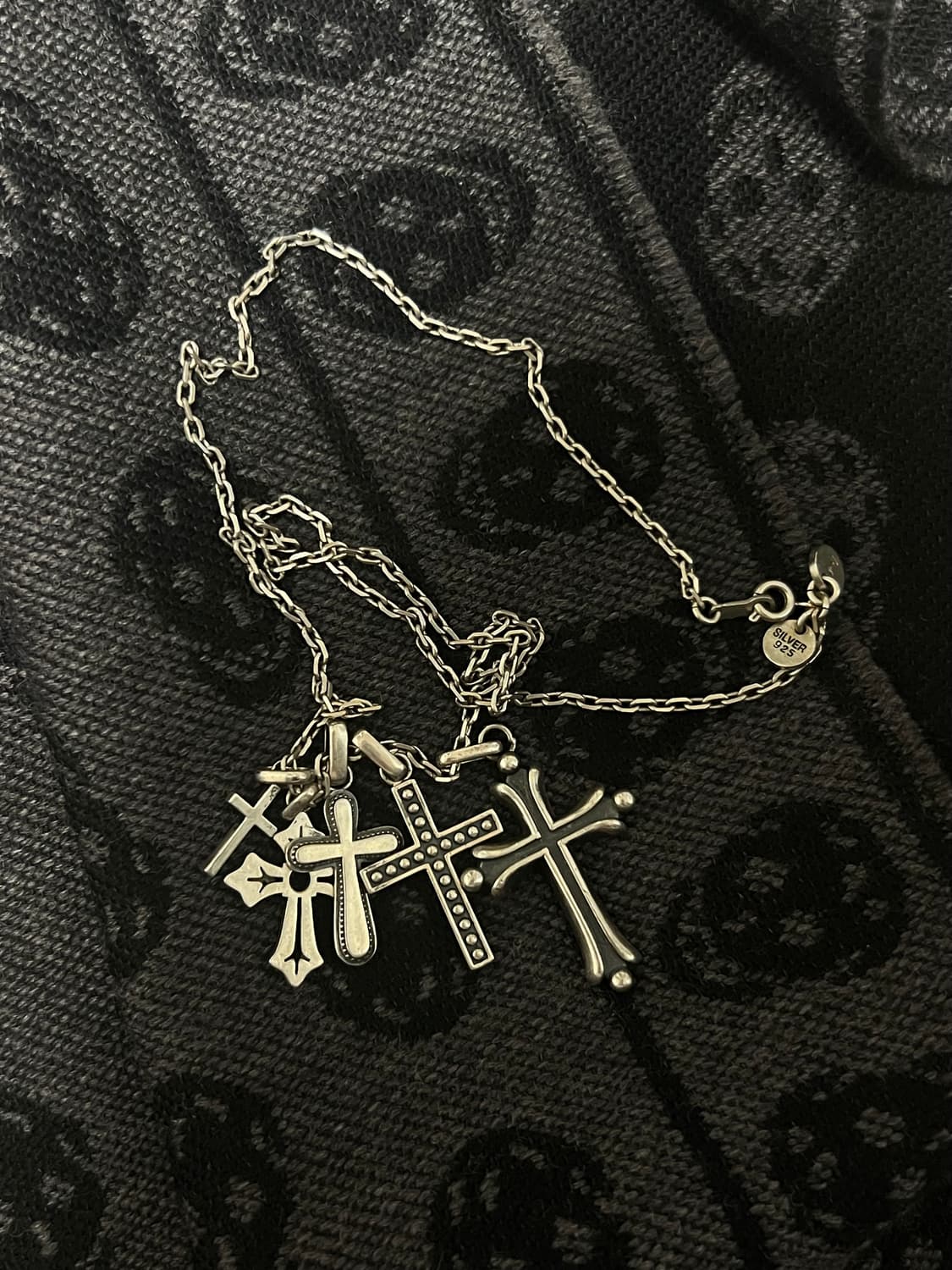 언더커버 aw02 멀티 크로스 넥크리스 상품이미지1