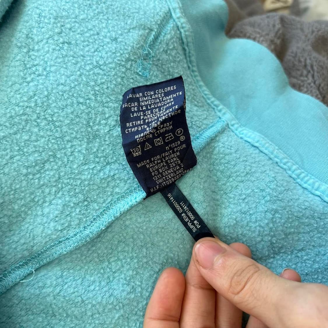 폴로 랄프로렌 빅 포니 후드 집업 상품이미지4