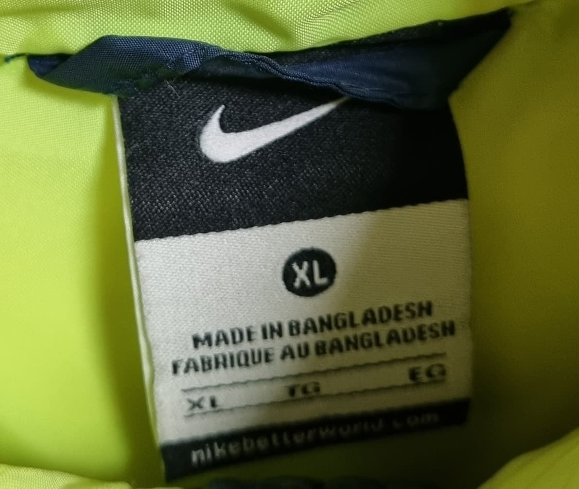 실측 S (55) 나이키 네이비 덕다운 오리털 패딩 상품이미지3