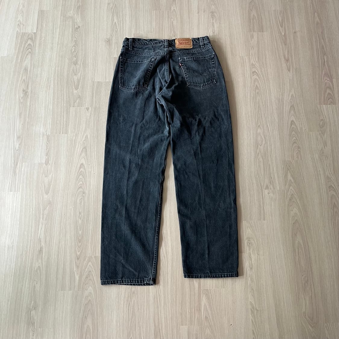 [34X34] 90s 빈티지 리바이스 565 블랙 made in usa 상품이미지4