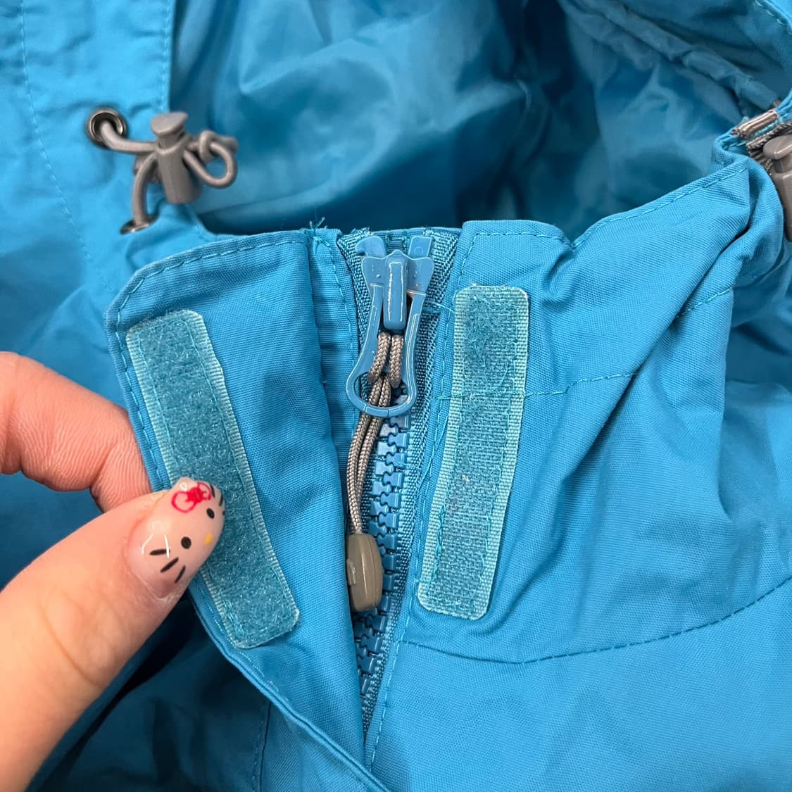 [정품/90] 노스페이스 후드 바람막이 블루 b14 상품이미지7