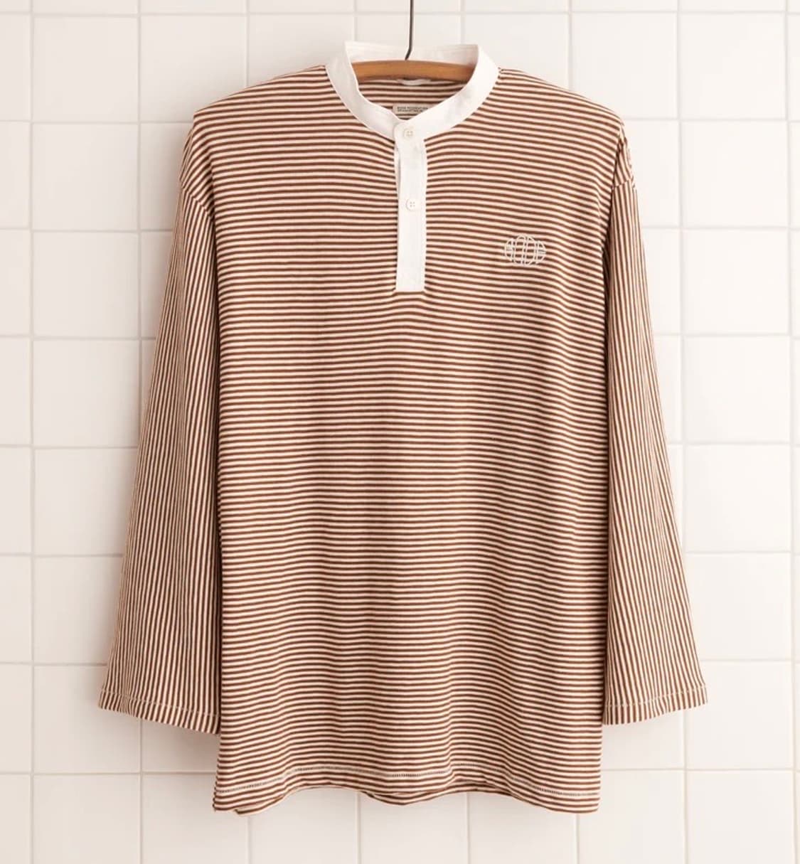 [M]보디 BODE Newton 폴로 셔츠/브라운 상품이미지1