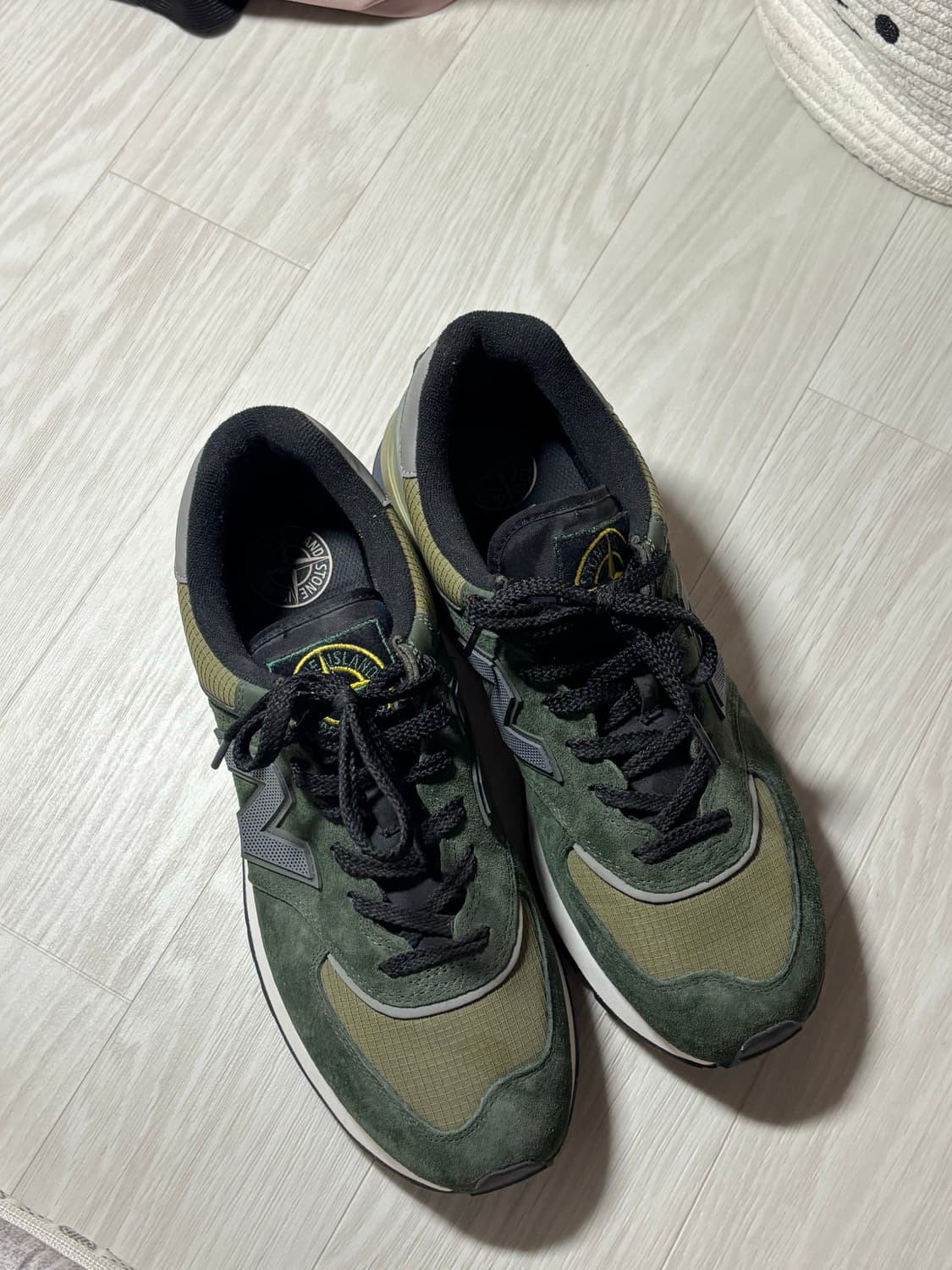 [280]뉴발란스 x 스톤 아일랜드 574 레거시 다크 그린 상품이미지4