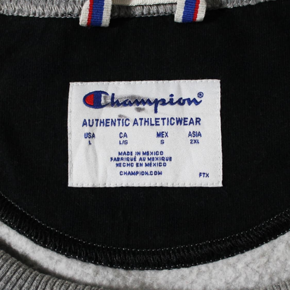 Champion 챔피온 그레이 기모 맨투맨 상품이미지3