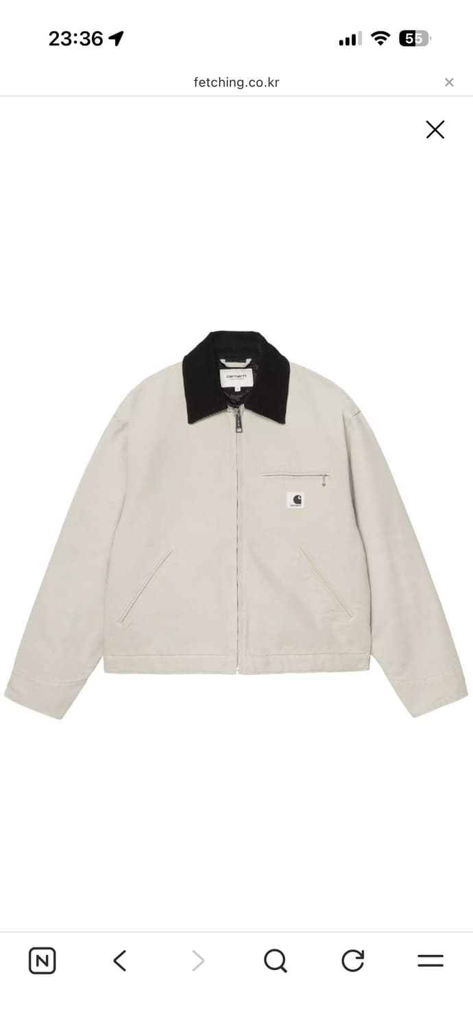 W OG DETROIT JACKET FLEUR DE SEL / BLACK 상품이미지1