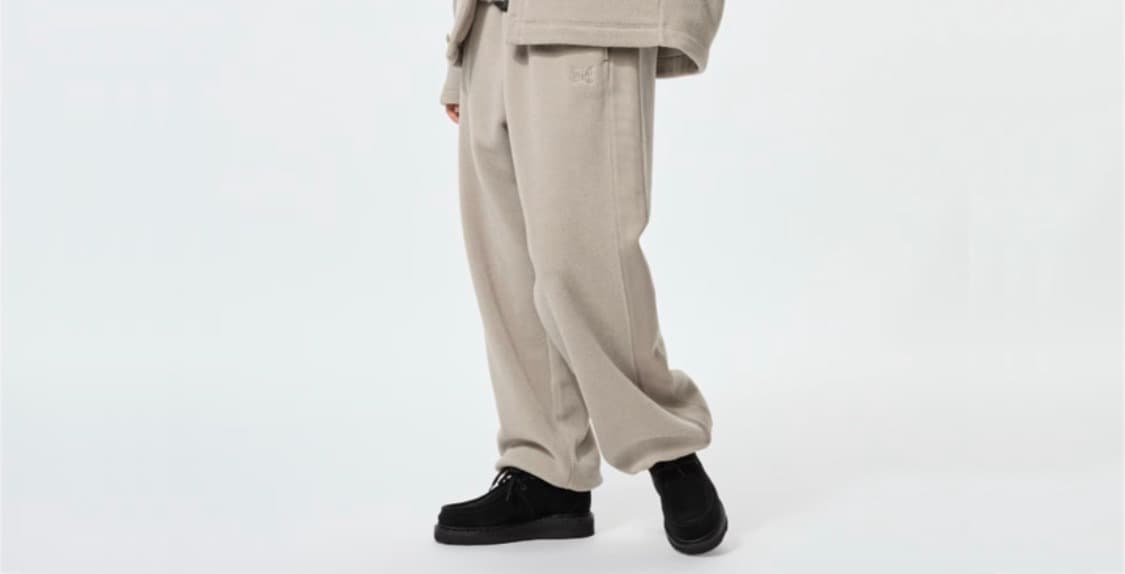 (2XL) 유니클로 니들스 유니들스 플리스 후리스 트랙팬츠 베이지 상품이미지1