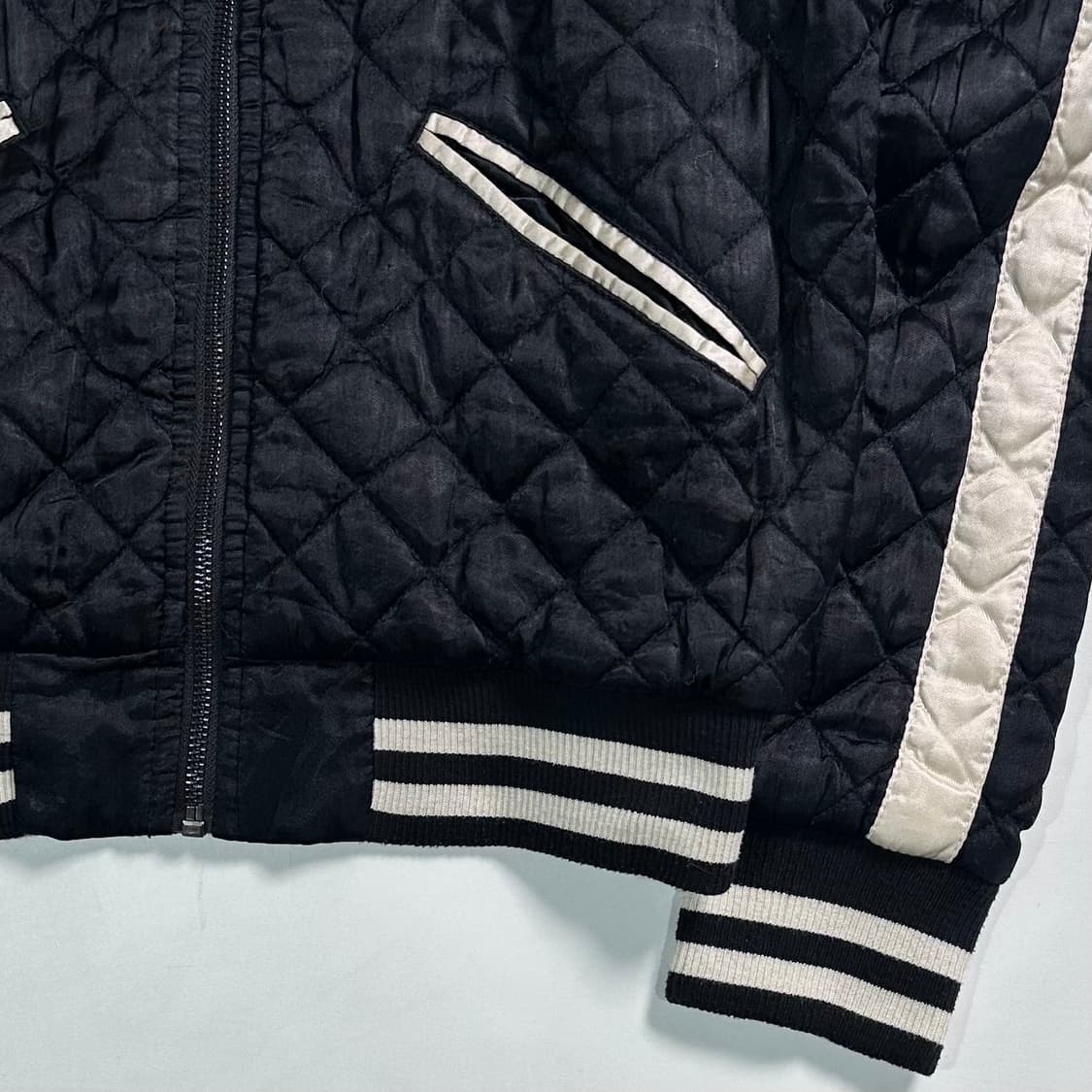 폴로 랄프로렌 D&S 퀼티드 새틴 블루종   상품이미지3