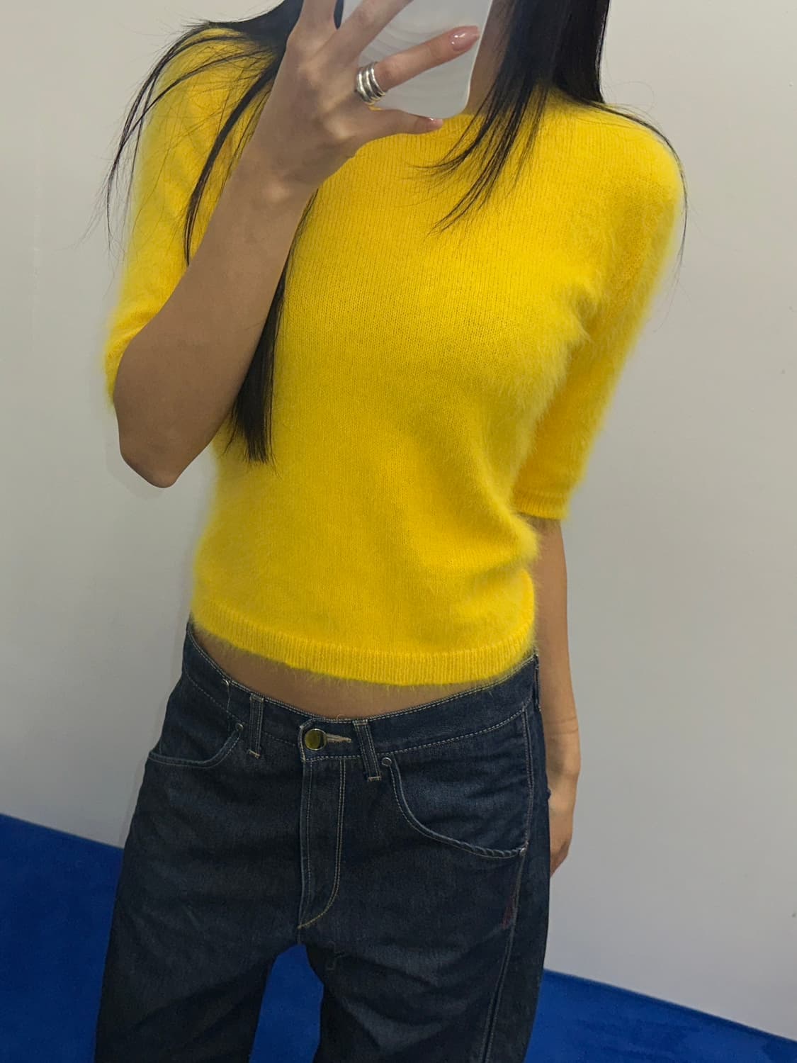 ESCADA 앙고라 크롭 니트  상품이미지1