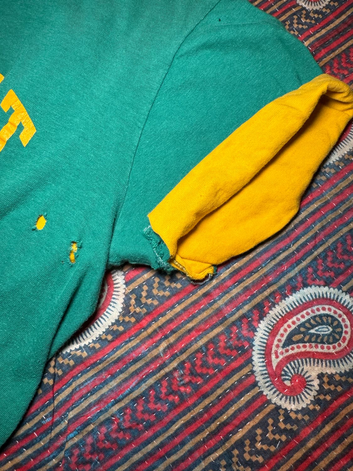 USA 빈티지 루즈밸트 스쿨티셔츠 /리버시블 상품이미지3