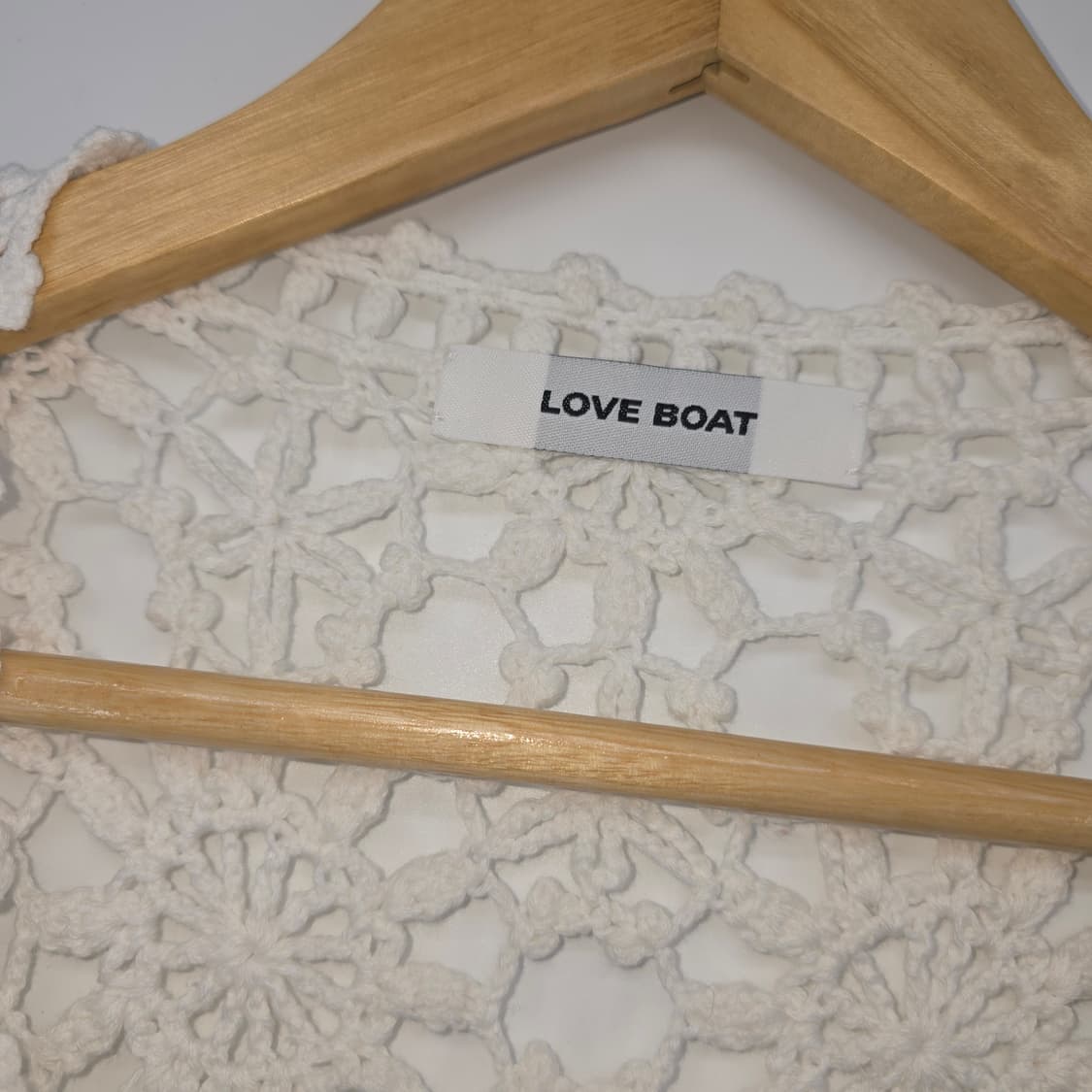 LOVE BOAT 아이보리 크로셰 가디건 상품이미지9