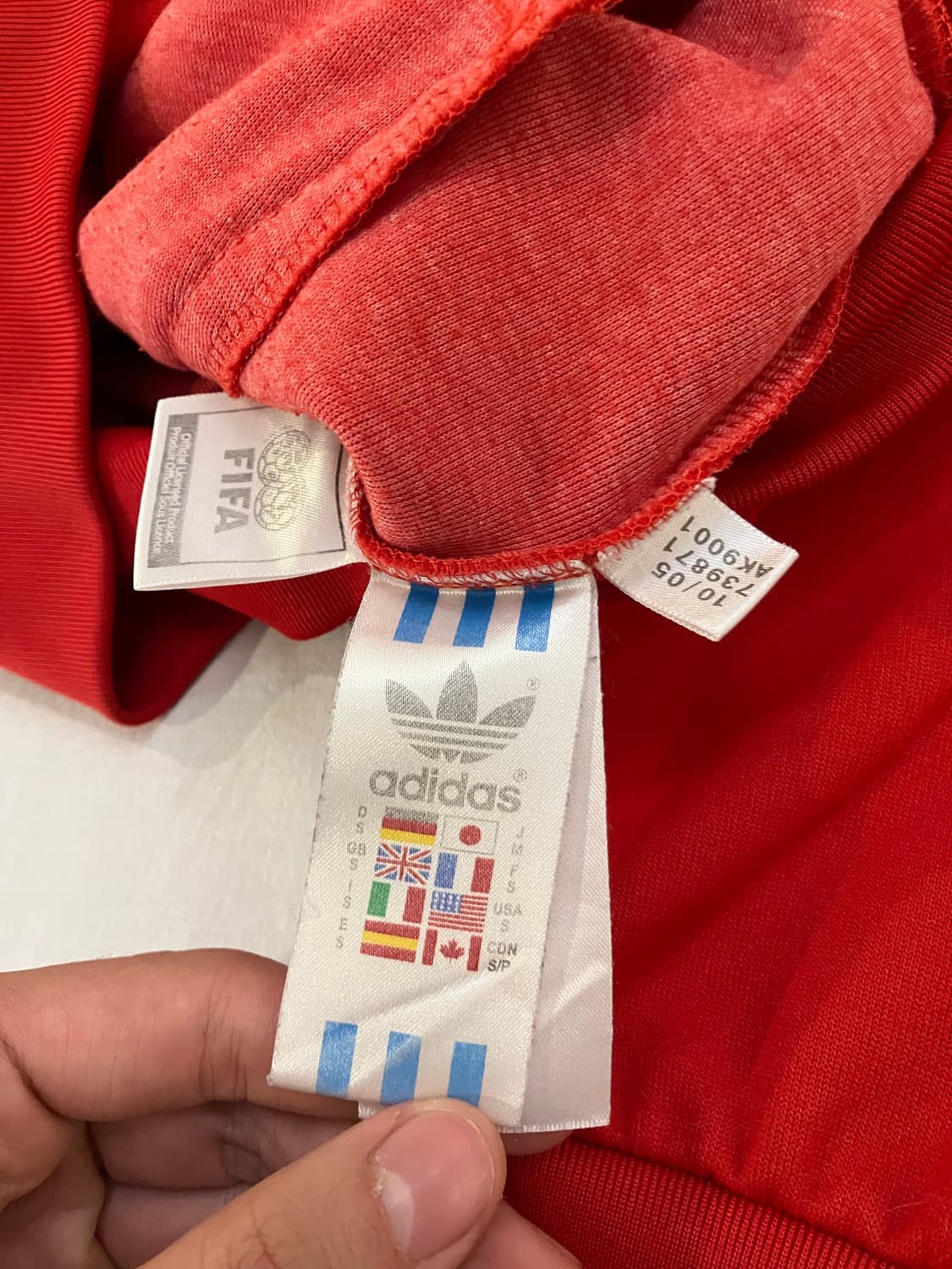 아디다스 05-06 잉글랜드 월드컵 져지 레드 상품이미지6