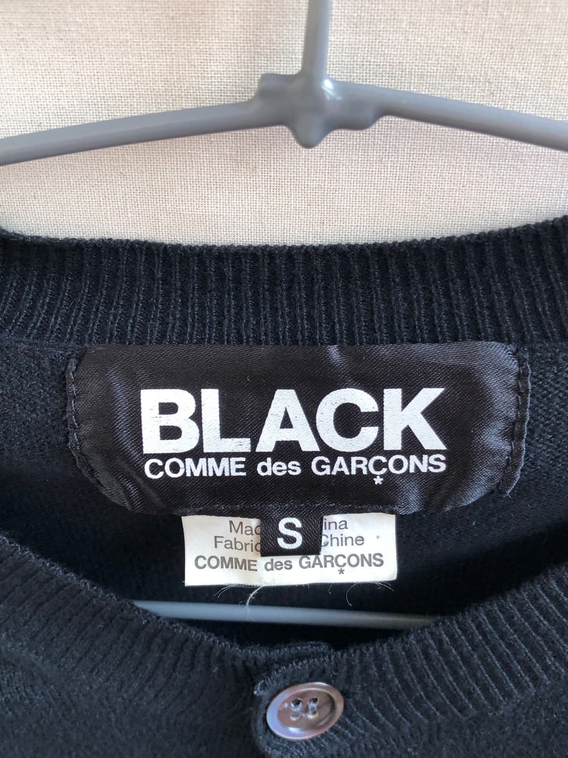 Comme des Garsons Black cardigan 상품이미지3