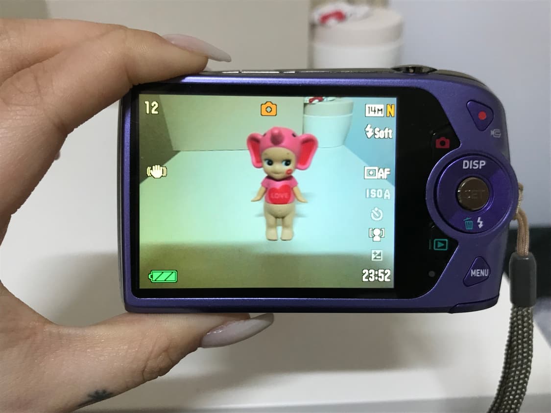 카시오 엑슬림 z2000 퍼플 디카 판매합니다 (작례⭕️한글지원⭕️) 상품이미지8