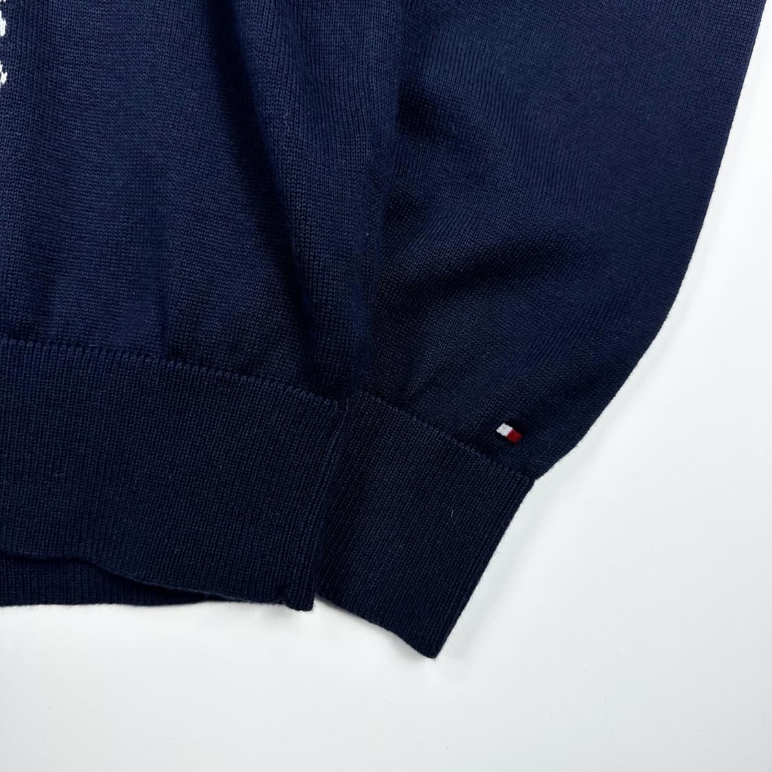 타미힐피거 플래그 노르딕 네이비 니트 (XL) 상품이미지4