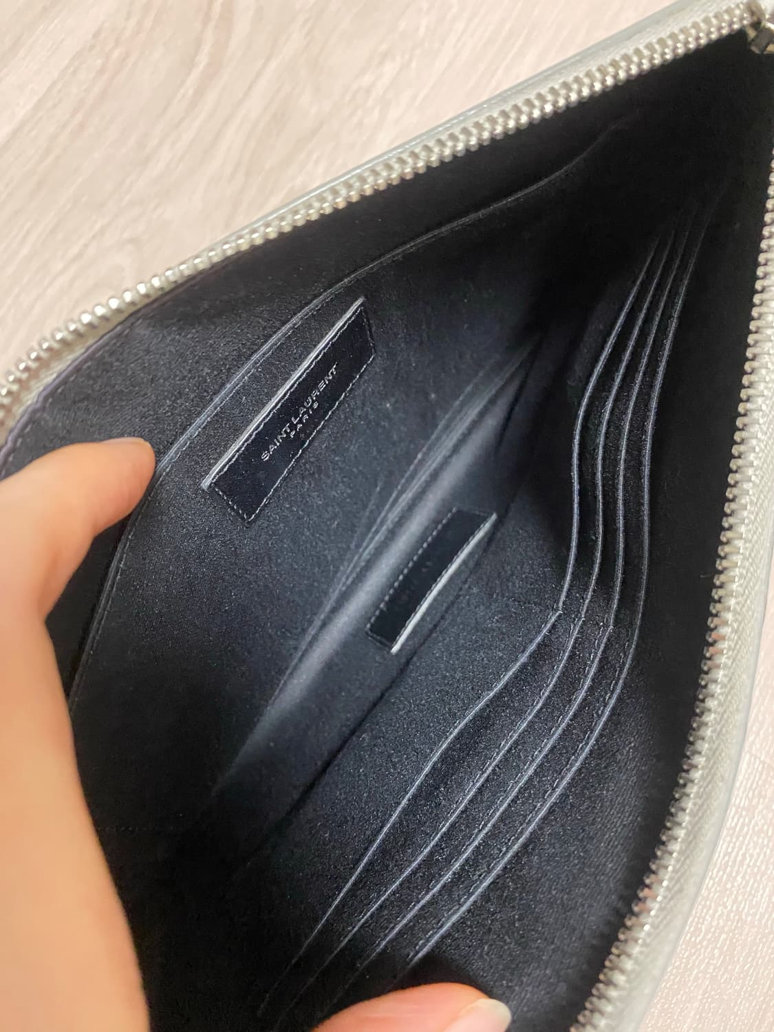 생로랑(saint laurent) 스타 실버 클러치  상품이미지5