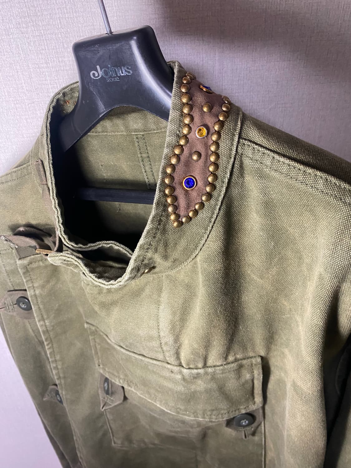 워시드 잼스톤 스웨덴 모터사이클 자켓 상품이미지1