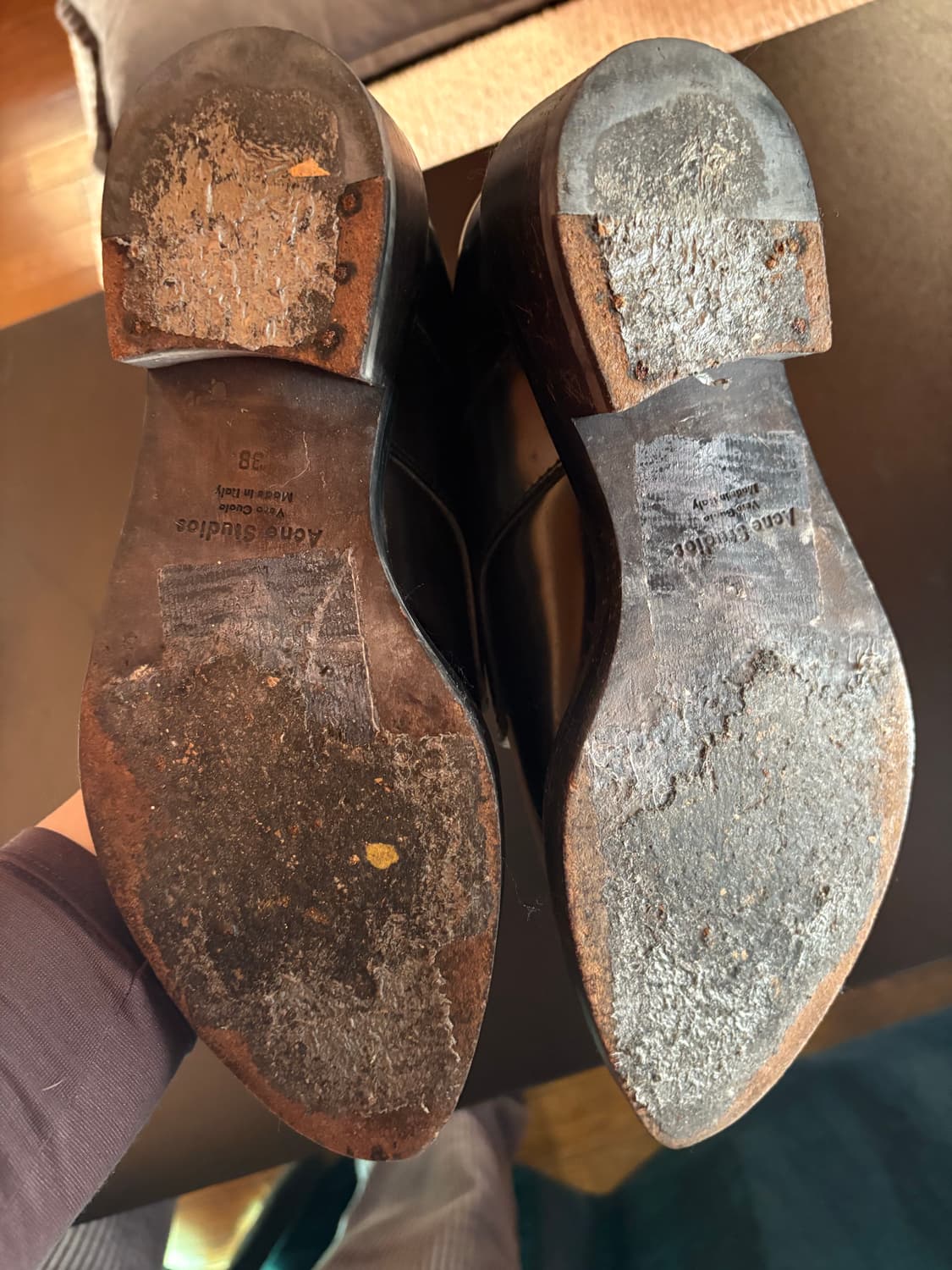 아크네 스튜디오 ACNE 더비슈즈 블랙 38 상품이미지4