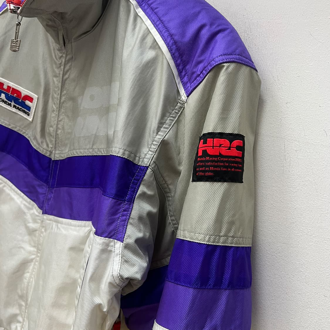 90s HONDA 혼다 HRC 레이싱 라이더 자켓 M 상품이미지5