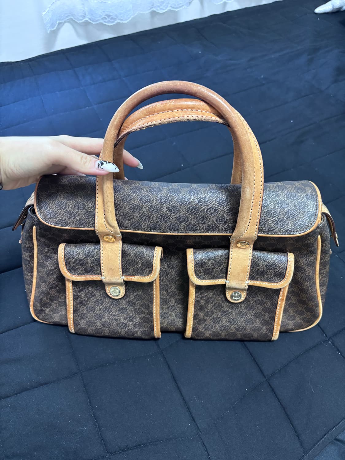 셀린느 빈티지 트리오페 마카담 토트백 숄더백 상품이미지1