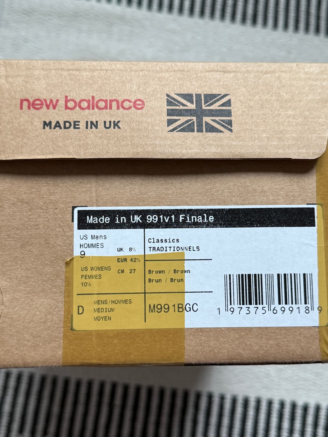 뉴발란스 991 피날레 델리시오소 밍크 (Made in UK) 상품이미지7