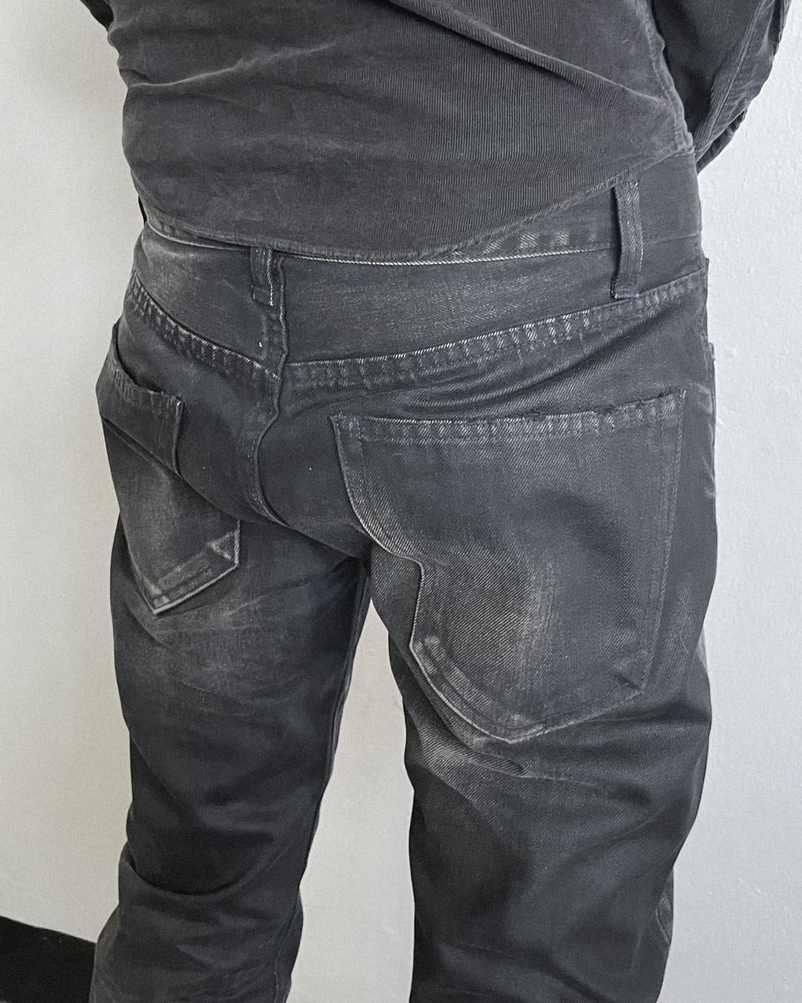 준 하시모토 왁스코팅 샌드워시 데님 상품이미지3