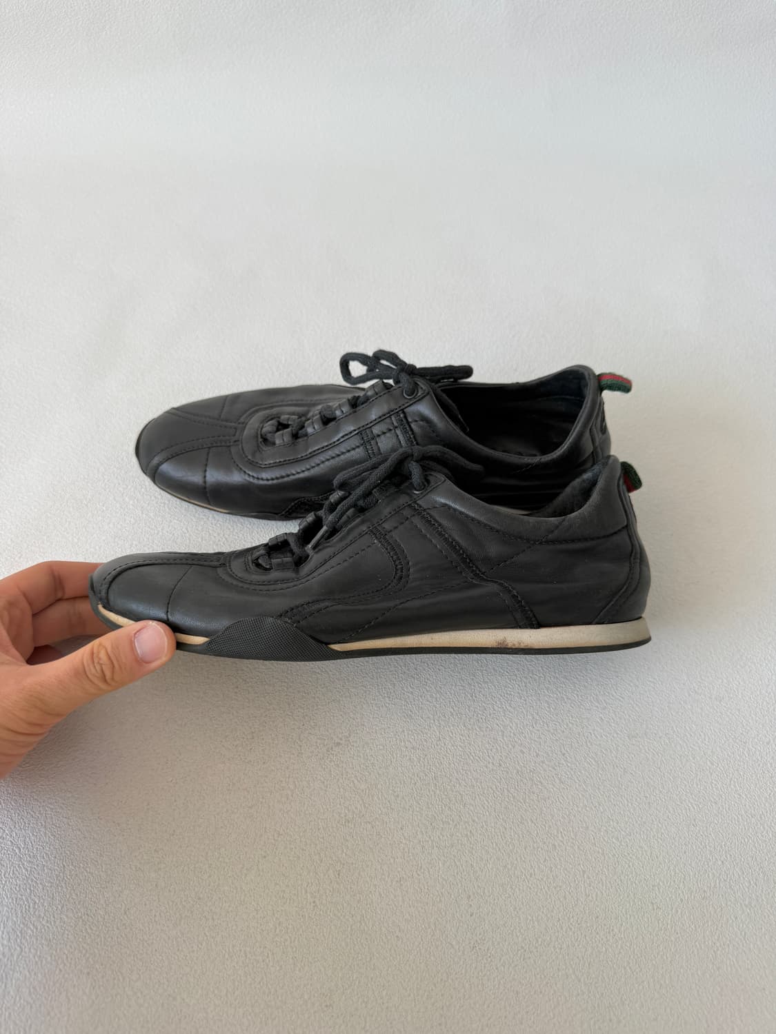 [EU37]구찌(GUCCI) 레더 스니커즈(ITALY) 상품이미지1