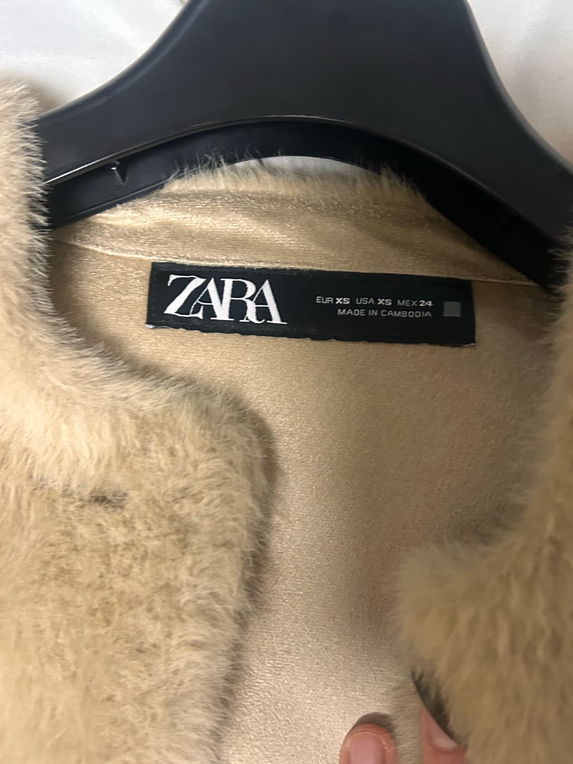 자라 퍼 자켓 상품이미지3