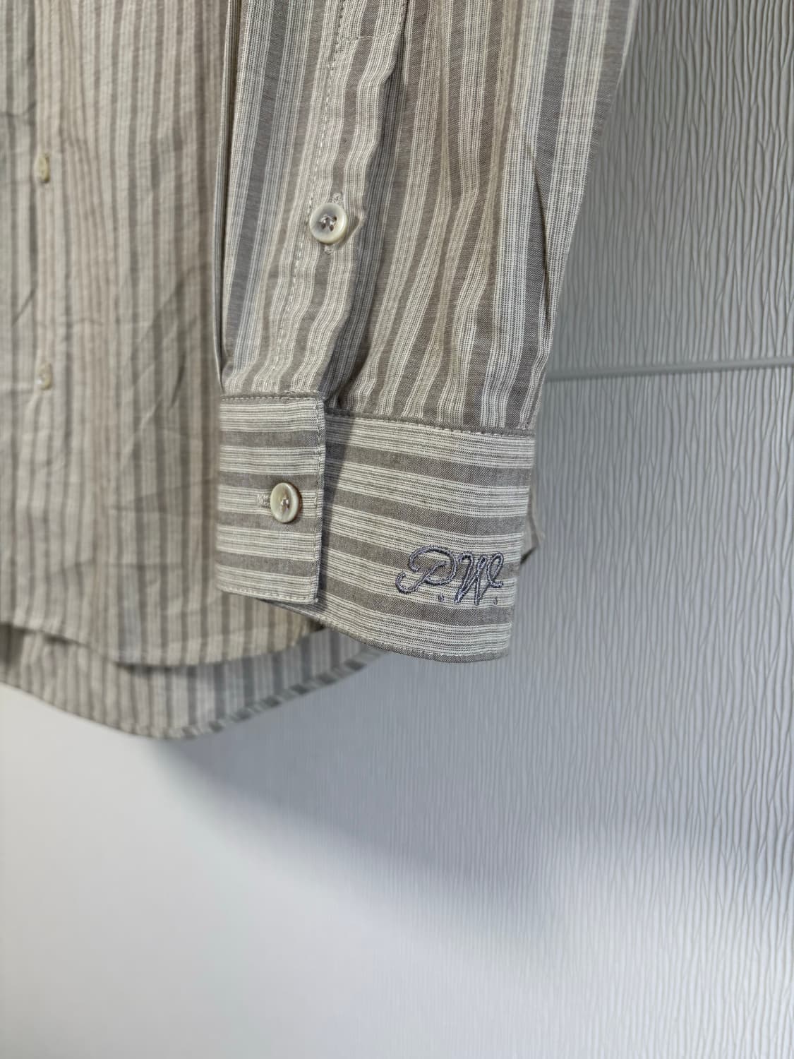 팔로마울 보아 스트라이프 셔츠 XL 상품이미지3